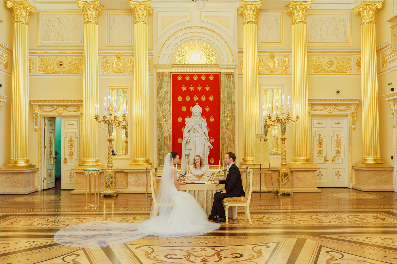свадьба в золотом зале царицыно